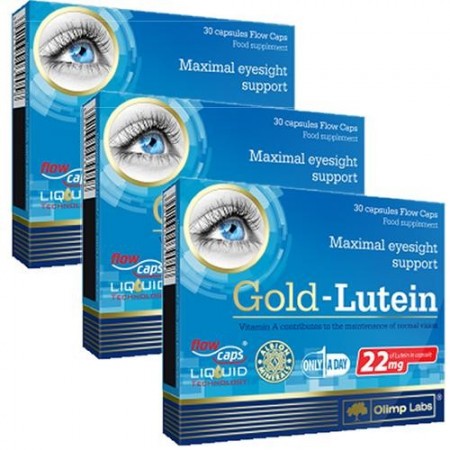 Gold-Lutein - Pachet 3 luni