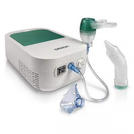 Nebulizator DuoBaby - aparat aerosoli cu aspirator nazal, 2-in-1