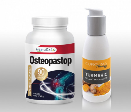OSTEOPASTOP + CURCUMA Therapy - TURMERIC gel antiinflamator