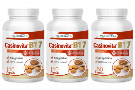 CASINOVITA B (Amigdalina) – Pachet 3 luni + GRATUIT la prima comanda cartea ”Ce mănânci ca să combați cancerul”