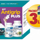 3 x KIT Antigrip PLUS – Stop răcelii, febrei, tusei și oboselii