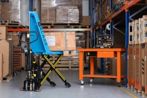 EHLS1500N Transpalet manual tip foarfeca 1.500 kg, ridicare electrica, inaltime de ridicare 800 mm - Img 5