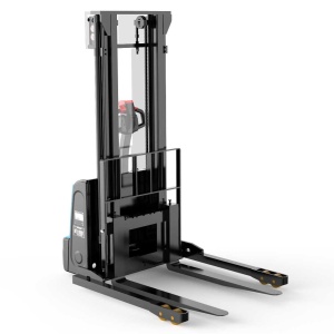 ESA121 Transpalet electric cu catarg 1.200 kg, inaltime ridicare 4.100, picioare si furci reglabile - Img 3