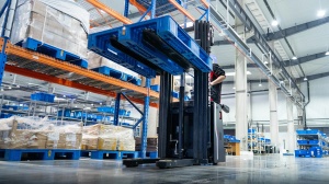 RSL161 Transpalet electric cu catarg 1.600 kg, inaltime de ridicare 5.500 mm - Img 5