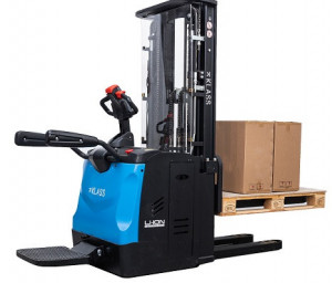 ES16-RS Transpalet electric cu catarg 1.600 kg, cu platforma, inaltime de ridicare 5.500 mm - Img 2