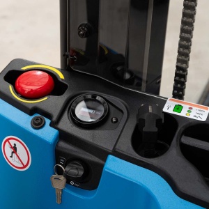 ESA121, Transpalet electric cu catarg 1.200 kg, ridicare proportionala, inaltime ridicare 4.100 mm - Img 11