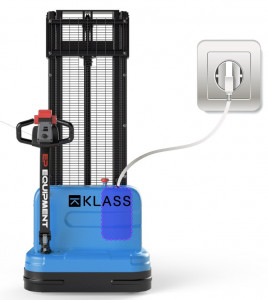 EST124 Transpalet electric cu catarg 1.200 kg, inaltime de ridicare 2.500 - 3.000 mm - Img 5