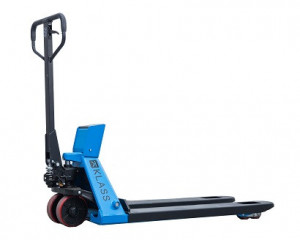 SBC, Transpalet cu cantar, cu sistem de cantarire profesional, capacitate maxima 2.000 kg.