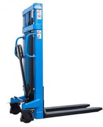 SDA1016 P, Stivuitor manual, pompa rapida, roti duble si roata PU, capacitate 1.000 kg., inaltime de ridicare 1.600 mm - Img 3