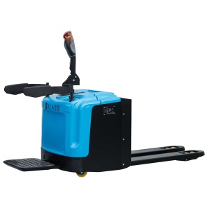 SL25GA Transpalet electric cu platforma 2.500 kg, baterie Li-Ion, incarcare rapida