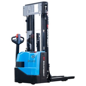 WSA121, Stivuitor electric pietonal 1.200 kg, acumulator Li-Ion, catarg triplex 4.800 mm - Img 1