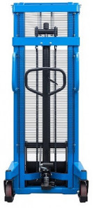 SDA1020 P, Stivuitor manual, pompa rapida, roti duble si roata PU, capacitate 1.000 kg., inaltime de ridicare 2.000 mm - Img 5