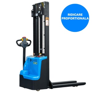 WS15H-Li Transpalet electric cu catarg 1.500 kg, inaltime de ridicare 2.500 - 4.000 mm