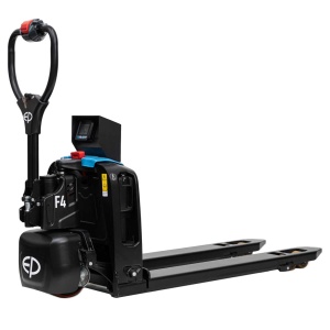 F4 Transpalet electric 1.500 kg, cu sistem de cantarire profesional, baterie Li-Ion