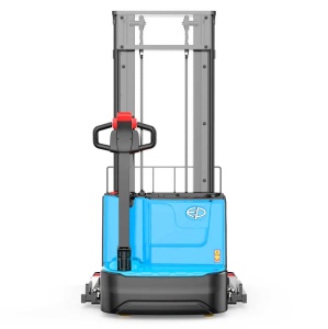ESA121 Transpalet electric cu catarg 1.200 kg, inaltime ridicare 4.100, picioare si furci reglabile - Img 5