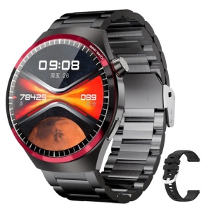 Ceas Smartwatch Barbati Singlait C22 – Ecran HD 1.53″, Apel Bluetooth cu Difuzor & Microfon, NFC, Monitorizare Ritm Cardiac, SpO₂, Somn & Stres, 100 Moduri Sport, IP68, Autonomie Extinsă, Negru