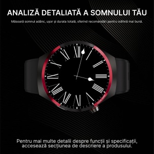 Ceas Smartwatch Barbati Singlait C22 – Ecran HD 1.53″, Apel Bluetooth cu Difuzor & Microfon, NFC, Monitorizare Ritm Cardiac, SpO₂, Somn & Stres, 100 Moduri Sport, IP68, Autonomie Extinsă, Negru - Img 5