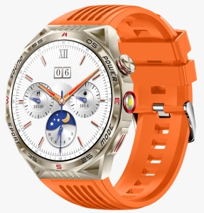 Ceas smartwatch si bratara fitness, Singlait®, model ST28O, Apeluri voce, Microfon, Difuzor, Notificari/Sms/Social Media, monitorizare activitati fizice, somn, ritm cardiac, pedometru, player muzica, rezistent la apa, orange