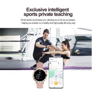 Ceas smartwatch dama, Singlait® SG88, ecran rotund AMOLED 1.19", inteligent, fitness, sport, rezistent apa, smart, notificari, wireless, apel Bluetooth 5.3, microfon HD, pentru femei, carcasa metalica, 2 bratari incluse, metal si silicon, argintiu - Img 6