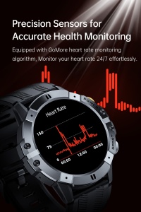 Smartwatch Singlait SG29 pentru Bărbați | GPS Integrat, Monitorizare Cardiacă 24/7, Rezistență la Apă IP68 & 100+ Moduri Sportive - Img 6