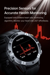 Smartwatch Singlait SG29 pentru Bărbați | GPS Integrat, Monitorizare Cardiacă 24/7, Rezistență la Apă IP68 & 100+ Moduri Sportive - Img 6