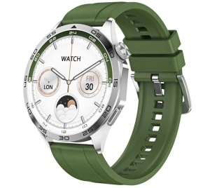 Ceas smartwatch pentru barbati, Singlait ST4, Nfc, rezistent la apa IP68, Notificari, Apeluri, Sms, Social Media, monitorizare activitati fizice, somn, ritm cardiac, pedometru, rezistent la apa, verde - Img 2
