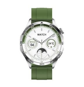 Ceas smartwatch pentru barbati, Singlait ST4, Nfc, rezistent la apa IP68, Notificari, Apeluri, Sms, Social Media, monitorizare activitati fizice, somn, ritm cardiac, pedometru, rezistent la apa, verde - Img 3