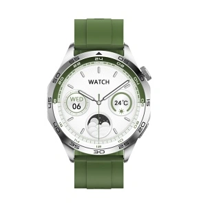 Ceas smartwatch pentru barbati, Singlait ST4, Nfc, rezistent la apa IP68, Notificari, Apeluri, Sms, Social Media, monitorizare activitati fizice, somn, ritm cardiac, pedometru, rezistent la apa, verde - Img 3