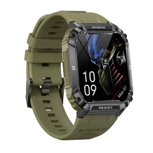 Ceas Smartwatch Bărbați Singlait ST3V Jungle, 1.95" IPS HD, Multi-Sport, Apel Bluetooth 5.0, Ritm Cardiac, Oxigen, IP67, Difuzor, Notificări - Img 3