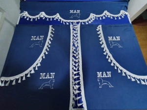 Set complet perdele MAN cu ciucuri