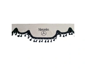 Perdea parbriz şi colţare Mercedes cu ciucuri - Img 3