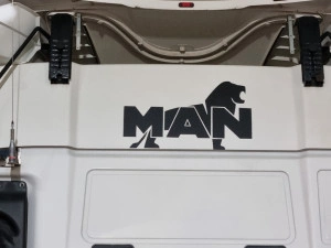 Stickere MAN Cabina Spate