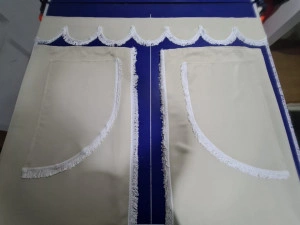 Set complet perdele cu franjuri