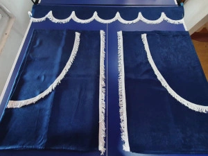 Set complet perdele cu franjuri