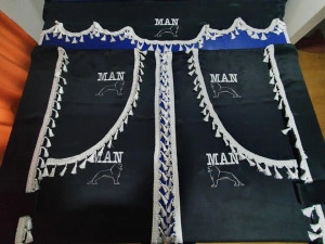 Set complet perdele MAN cu ciucuri - Img 2