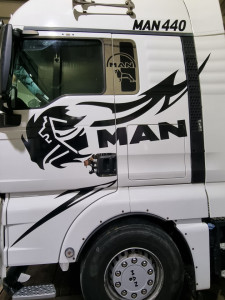 Stickere MAN Cabina Model 2