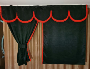 Set perdele camion cu franjuri