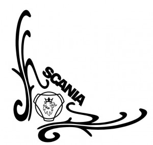Stickere Geam Usa SCANIA