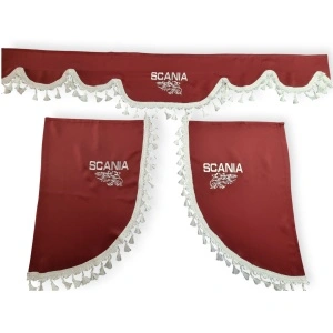 Perdea parbriz și colțare SCANIA cu ciucuri