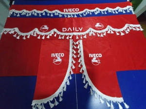 Perdea parbriz, coltare, spate Iveco Daily cu ciucuri