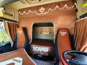 Set complet perdele SCANIA cu ciucuri rotunzi - Img 3