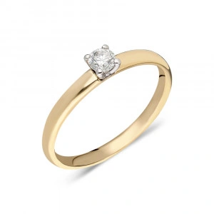 Inel de logodna cu diamant - 0,17CT