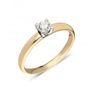 Inel de logodna cu diamant - 0,27CT