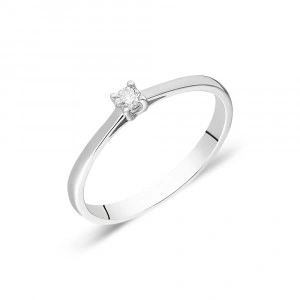 Inel de logodna cu diamant- 0,07CT