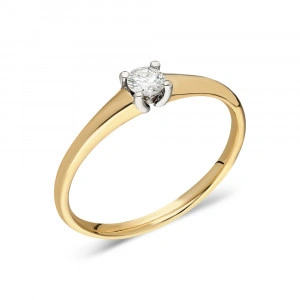 Inel de logodna cu diamant - 0,16CT