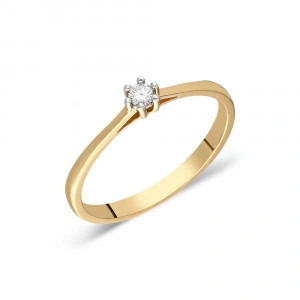 Inel de logodna cu diamant -0,07CT