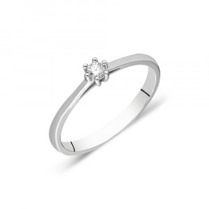 Inel de logodna cu diamant- 0.07CT