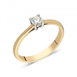 Inel de logodna cu diamant - 0,19CT