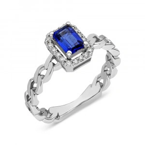 Inel de logodna cu diamante- 0,11CT; 0,64 CT