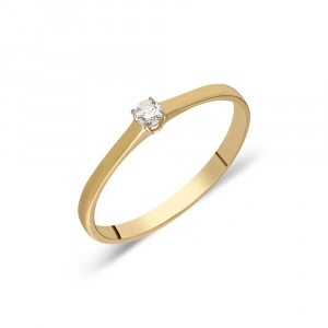 Inel de logodna cu diamant- 0,07CT